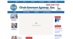 Desktop Screenshot of circleinsurance.net